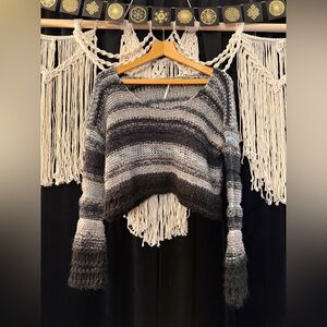 Free people crop sweater